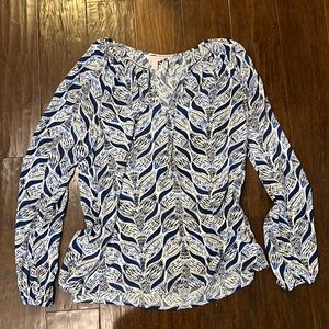 Lilly Pulitzer Whale Tail blouse
